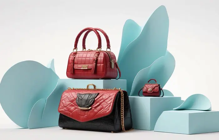 Beautiful Handbag 3D Picture Design Illustration